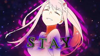 『STAY  』 -  Darling In The Franxx Edit  - 4K  #amv #zerotwo