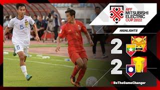 Myanmar 2-2 Laos (AFF Mitsubishi Electric Cup 2022: Group Stage)