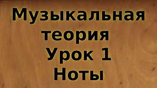 Музыкальная теория для начинающих. Нотная грамота. Trinity. Подготовка к Grade 1. Урок 1 - ноты.
