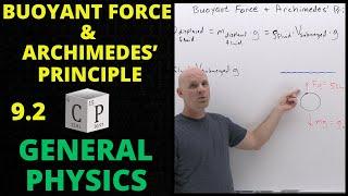 9.2 Buoyant Force and Archimedes' Principle | General Physics