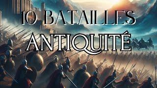 10 BATAILLES qui ont marqué L'ANTIQUITÉ