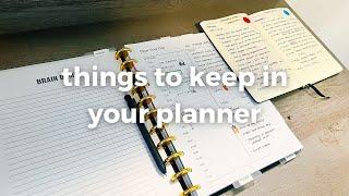 Keep these things in your planner for a successful week #organizedlife #getorganized