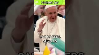 The HOLIEST Car #shorts #pope #popemobile