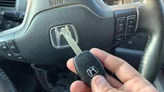 Отремонтировали замок зажигания Honda CR-V заклинил замок зажигания