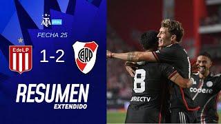 Estudiantes de La Plata 1 vs 2 River Plate  | #TorneoBetano | Resumen Extendido | Fecha 25