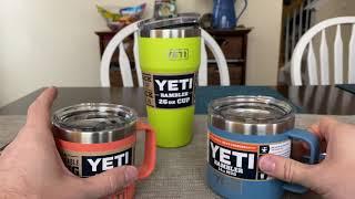 New Yeti Colors 2020 and New Lids! Coral, Pacific Blue and Chartreuse! 4K