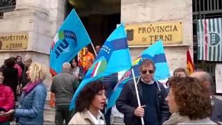 Gruppo Editoriale Umbria Journal, protesta dipendenti Terni