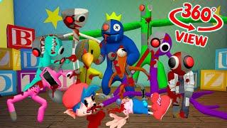 Rainbow Monster Friends All Phases VR 360° FNF Animation (Survivor in Rainbow Monster)