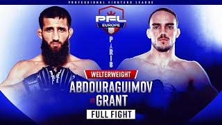 Abdoul Abdouraguimov vs. Jack Grant - PFL Europe Paris [FULL FIGHT]