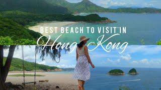 BEST BEACH TO VISIT IN HONGKONG:  WHITE SAND, CRYSTAL CLEAR WATER AND LUSH MOUNTAINS!