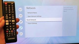 Samsung Smart TV: How to Reset Network (Problems with WiFi? Weak or No Signal )