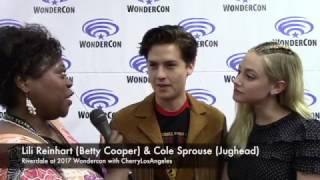 Lili Reinhart & Cole Sprouse talk Riverdale at Wondercon 2017