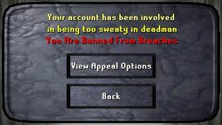 I WAS TOO SWEATY SO JAGEX NERFED ME