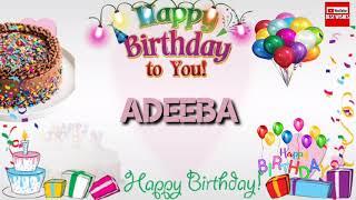 Happy Birthday ADEEBA _||_ Birthday Song_||_Best_Wishes_||