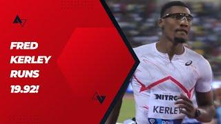 Fred Kerley run's 19.92 in Men's 200m | Doha 2023