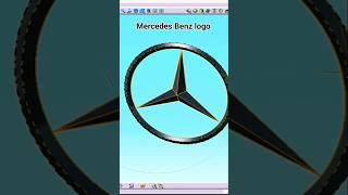 CATIA V5 Mercedes-Benz Logo Modeling Tutorial: Recreating the Iconic Emblem in 3D #design #catia #3d