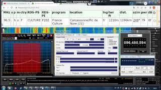 FM DX Es - 150623 1446UTC - 96.5 - ? France Culture (F) Carcassonne/Pic de Nore (11) 79kW 1196km