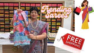 Trending sarees #shorts #nrt #narasaraopet #palnadu #chandrashoppingmall