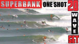 What a 20 Wave Set @ the Superbank Looks Like One Shot Uncut