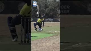 HUMONGOUS! Manzoor Ali with a monstrous hit.#EuropeanCricket #EuropeanCricketSeries