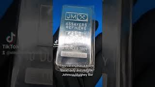 Know your Johnson Matthey Silver Bars