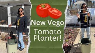 Unboxing the New Self Watering Rolling Tomato Planter! Vego Garden Tomato Towers | Tomato Garden