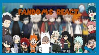 Fandoms react to each other // Part 1: Introduction // Watch in 2X // Link to all the videos in desc