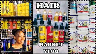 THE BIGGEST HAIR MARKET IN NIGERIA|SALON EQUIPMENTS|WEAVE-ON|WIGS ETC