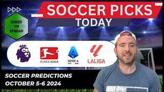 Football Predictions Today, Picks and Parlays ️ | EPL | Bundesliga | La Liga | Serie A