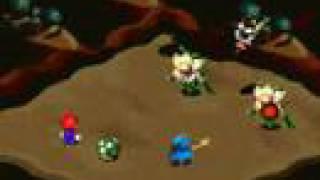 super mario rpg - geno whirl 9999 damage vid