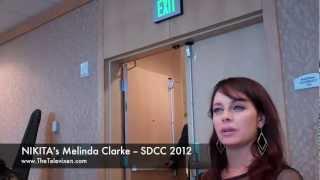 NIKITA's Melinda Clarke at San Diego Comic-Con 2012