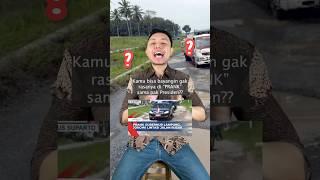 Gubernur Lampung di PRANK pak Presiden?! Sengaja lewat jalan yang rusak?? #shorts