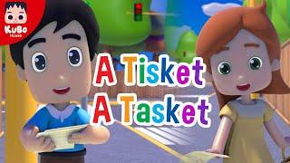 English Nursery Rhymes | A TISKET A TASKET | Kids Songs (Kubo House)