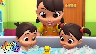 Lagu mandi | Video prasekolah | Boom Buddies Indonesia | Puisi untuk anak | Bayi sajak