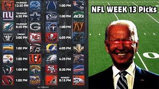 My NFL Week 13 Predictions