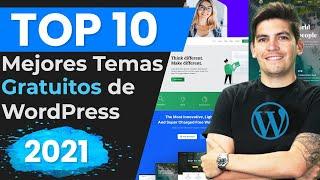 ¡Top 10 Mejores Temas Gratuitos de WordPress 2021!