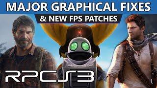 RPCS3 - Graphical Fixes for Uncharted 2-3, The Last of Us, Ratchet & Clank games & more!