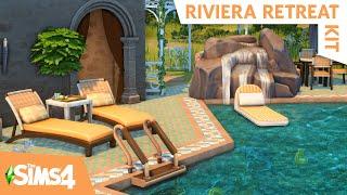 FANCY PERGOLA & NEW ROCKS // The Sims 4 Riviera Retreat Kit Build & Buy Overview