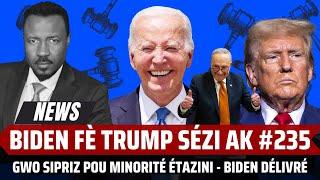 BIDEN FRAPE TRUMP FO - GWO AKONPLISMAN POU MINORITE AK JISTIS ETAZINI - MAGA YO SEZI   - ABNER GELIN