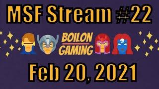 Boilon's MSF Live Stream #22 - Sat Feb 20 - Scopely PR Disaster | War, Raids, AxMEN & More MSF Talk!