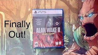 One Year Later - A Physical Edition Available Now! Alan Wake 2 (2023) Unboxing