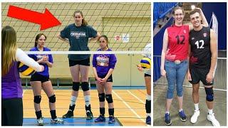 211cm Tall Volleyball Player Miranda Weber (HD)