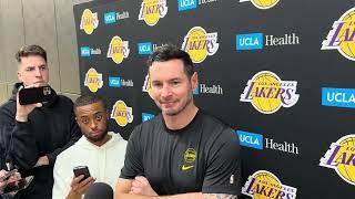 Lakers Practice: JJ Redick On Losing Home In Palisades Fire