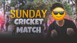 Sunday cricket match100 subs complete | Hunny vlogs