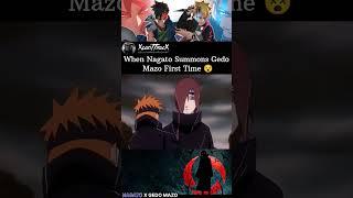 When Nagato Summons Gedo Mazo First Time  || #shorts #anime #naruto