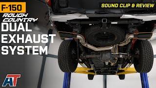 2021-2025 5.0L F-150 Rough Country Dual Exhaust System with Black Tips Review & Sound Clip