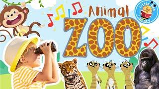 Sing Along to the Animal Zoo! #zooanimalsforkids #preschoolsongs #abcs