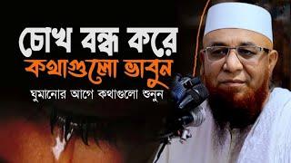 চোখ বন্ধ করে কথাগুলো একবার ভাবুন  mufti Nazrul Islam kasemi, মুফতি নজরুল ইসলাম কাসেমী ওয়াজ