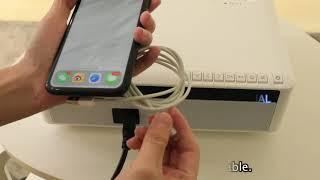 How to mirror your iOS device to VANKYO Performance V630W Projector with an ORIGINAL USB cable?