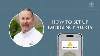 Tuesday Tech Tip: How to Set Up Emergency Alerts